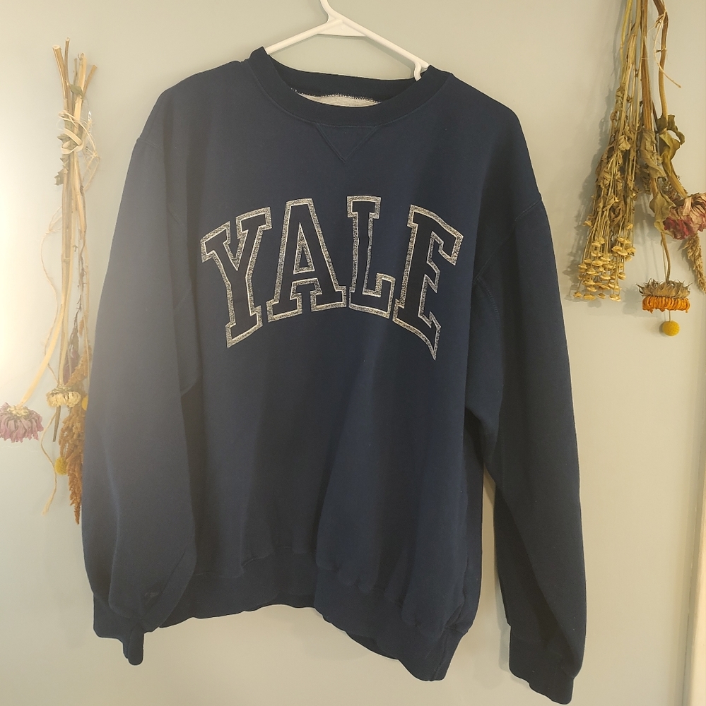 Vintage Yale Crewneck Pullover Size M
